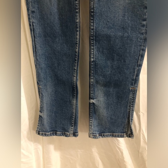 Zara split skinny distressed shredded jeans brand new size 0 - Picture 10 of 12